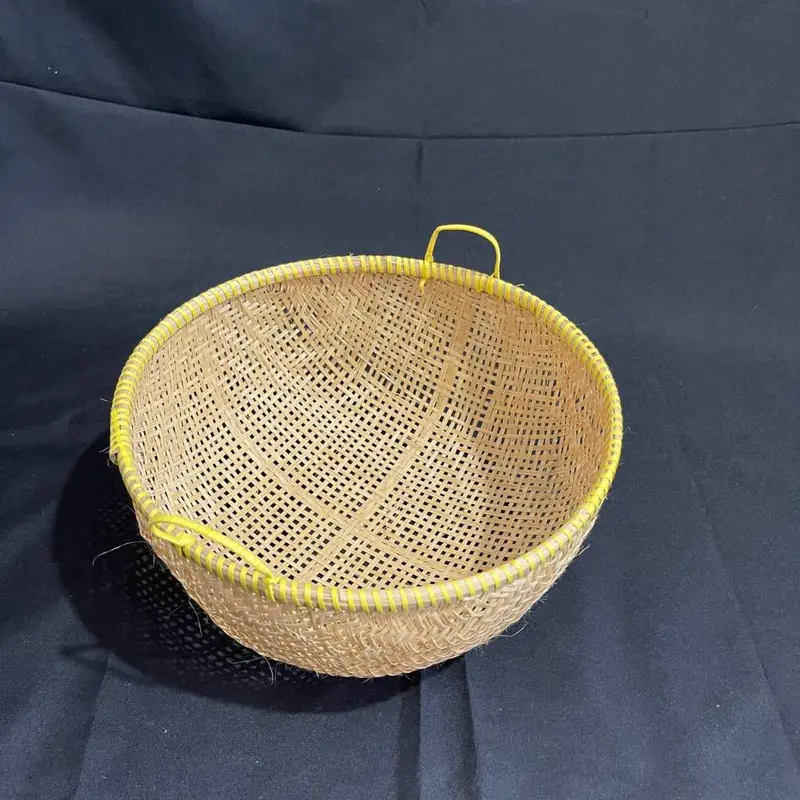 1 Set Isi 3 Ayakan Saringan Kalo Tompo Tanggok Bambu Serbaguna Tempat Wadah Penyimpanan Kitchenware 4