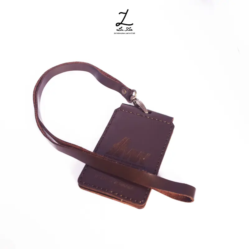 Luzee Lanyard | Lanyard Kulit Asli Custom | Idcard Kulit | Lanyard Magnet 5