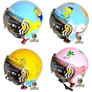 HELM ANAK PILOT LUNAR KIDS BIPPLAST KARAKTER SNI 2 - 8 TAHUN