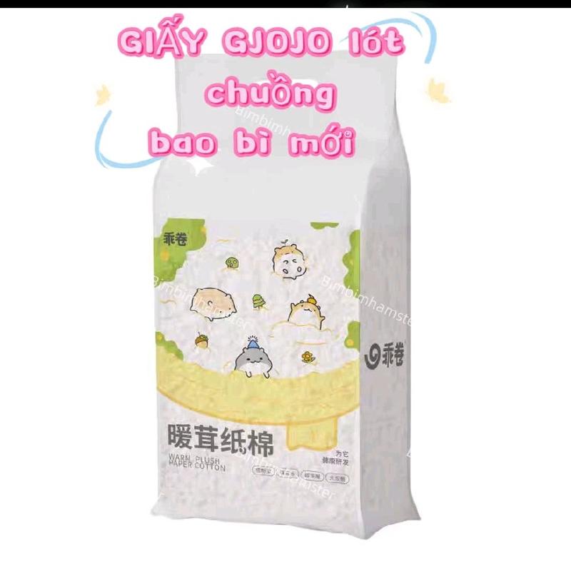  Giấy GJOJO trắng mix màu gói 600G lót chuồng cho hamster an toàn siêu tiết kiệm 