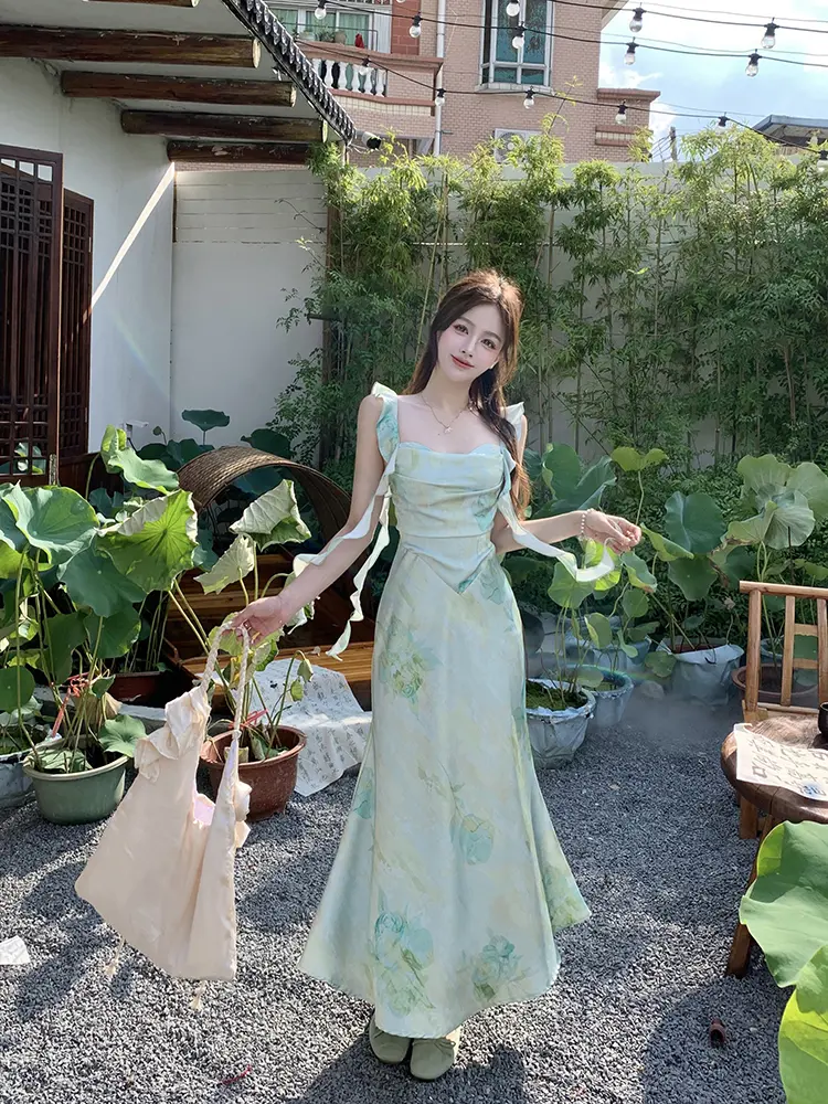 korean flowy dress Linen Wrap Dress, Summer Maxi Dress with Belt, Bohemian Linen Dress, Formal Linen Dress for Women, Linen Clothing, Plus Size Maxi Dress, M / Light main image 0
