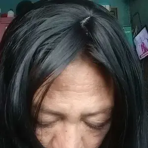 Toupee Hair Topper Hair Clip Poni Belah Tengah Penutup Botak Penutup Uban Wig Wanita Hair Clip Rambut Black Brown Coklat