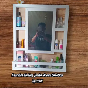 kaca rias Dinding Standart , ukuran 40x45cm