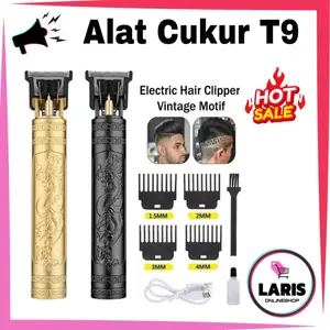 Alat Cukur Rambut T9 Model Dragon Vintage Elektrik
