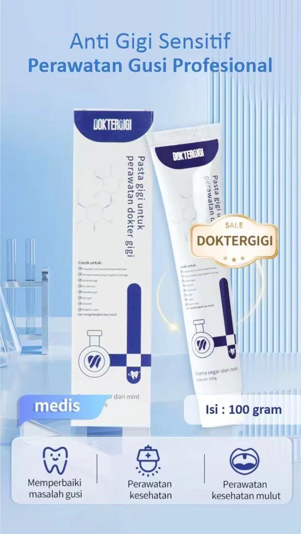 Product Introduction of DOKTERGIGI COD 2pcs Pasta Gigi Biofarmasi untuk Memperbaiki Masalah Gigi dan Memperbaiki Agen Pemisah Perbaikan Cepat Gigi Berlubang Mulut Mulut 11