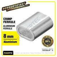 Gambar Aluminium Ferrule / Crimp Ferrule 8mm POWERTEC dari powertec id Kota Administrasi Jakarta Pusat 1 Tokopedia