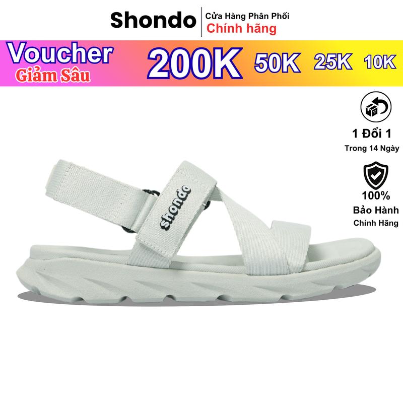 Giày shondo Sandal Nam Nữ SHONDO F6 Sport Thời Trang Nhẹ Êm Đi Học, Đi Làm Thời Trang Năng Động Màu Xanh Bơ F6S2424
