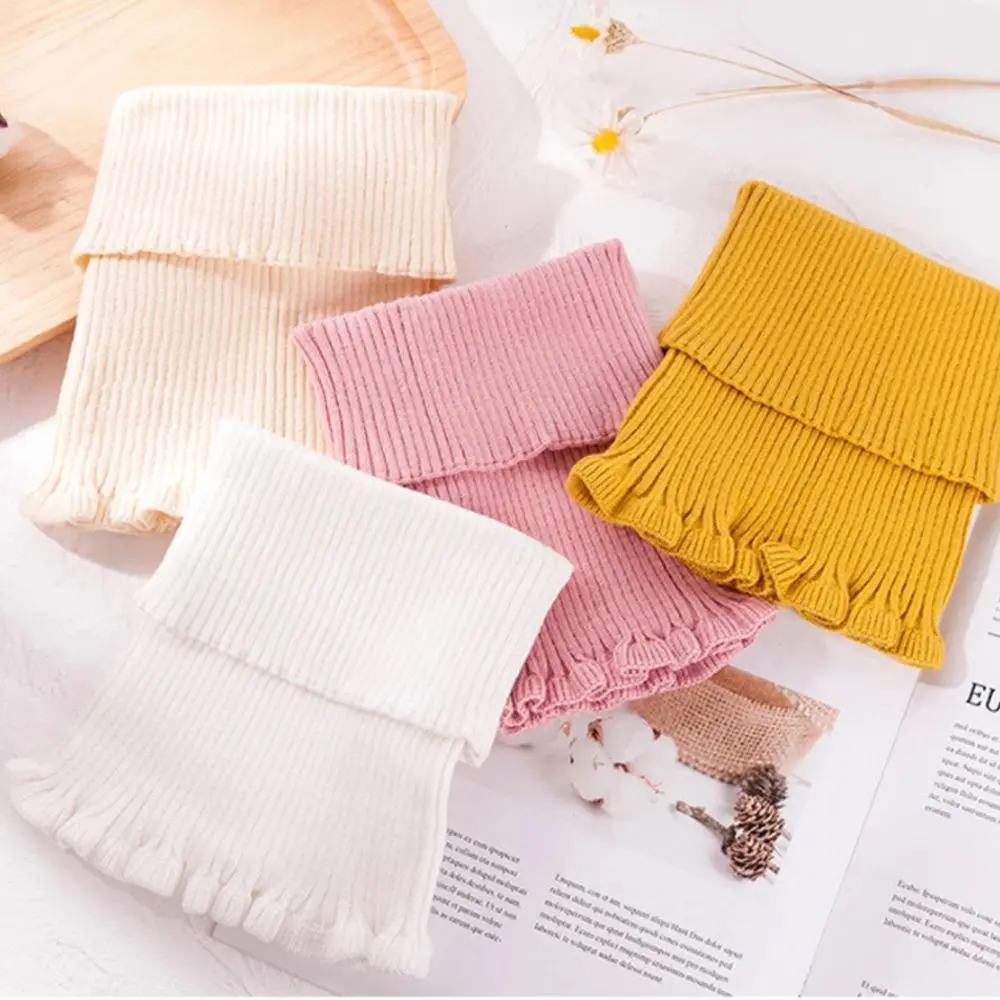 Fashion Windproof Detachable Knitted Fake Collar Turtleneck Warm Scarf