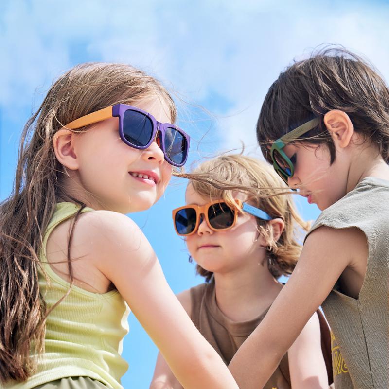 Kính Râm Trẻ Em, KOCOTREE, Chống Tia Cực Tím, Nâng Cấp Chống Tia UV, Phụ Kiện Thời Trang, Thích Hợp Đi Biển Và Mùa Hè, Kính Mắt Dễ Thương, KQ24041