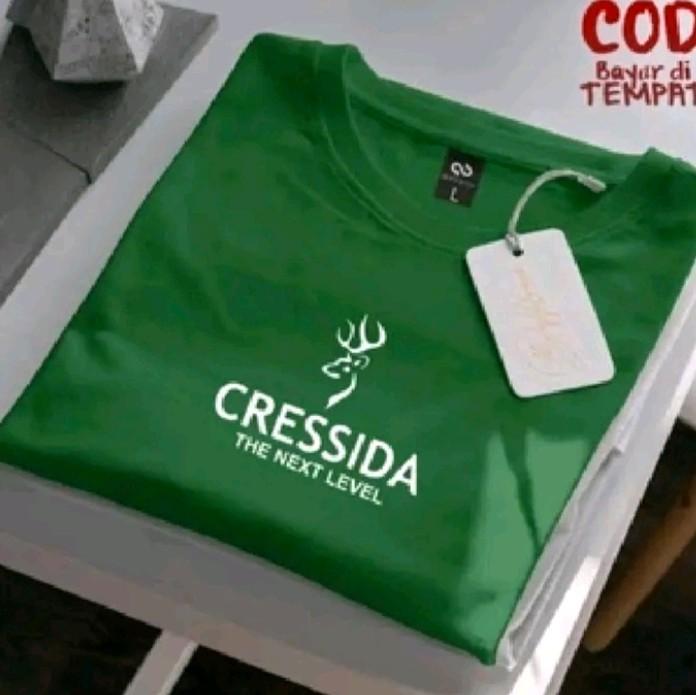 BISA COD.!! Kaos Distro Premium T-shirt Lengan Pendek Cr3ss1d4 Putih Pria Wanita Bahan Katun Combed 30s Keren Unisex Baju Oblong Santai Sablon Tebal Terbaru Dewasa 5