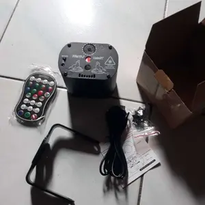 Lampu Proyektor lampu diskotik Lampu Disco Laser DJ  Lampu Panggung Ikut Musik Suara RGB With Remote Control