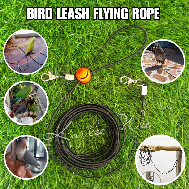 BIRD LEASH FLYING ROPE ONYL 1PCS (RING CLIP NOT INCLUDED) - TikTok Shop ...