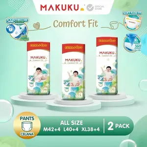 [2PACK / 2BALL ] Makuku Comfort Fit Pants Extra Jumbo L40+4 XL38+4