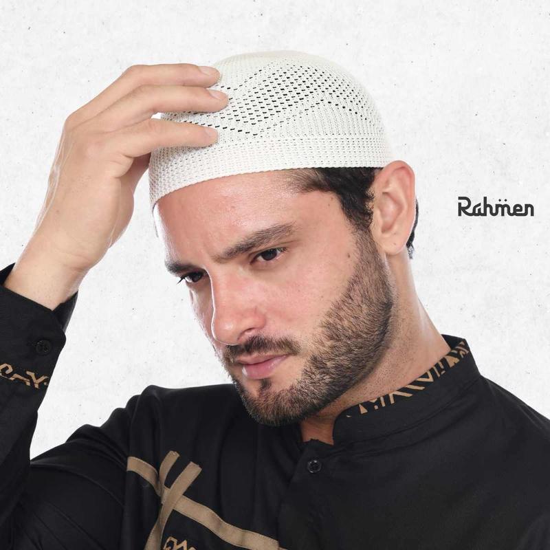 Peci Rajut seri Kuwait merek Rahmen Original - Songkok Kopiah Pria 1