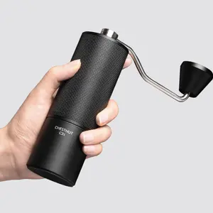 TIMEMORE Chestnut C3S / C3ESP Manual Coffee Grinder Upgrade All-metal Body & Anti-slip Design Portable Grinder S2C Burr Inside - C3ESP Matte Black 200007763:201336100