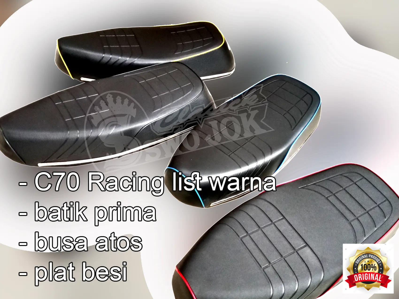 JOK C70 RACING PRES PRIMA # LIST WARNA # PLAT BESI Jok Motor