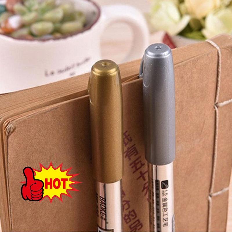 Product Introduction of 1pcs Craft Pen Marker Pen Signature Pen Metallic Luster Signature Quality Durable Constant Good W3O9 28