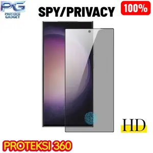 Temper glass spy/privacy/Anti intip | Anti gores | Full lem | Sensitif | Privasi aman Cocok untuk Samsung S25 Ultra / S25 / S25+ / S25 FE / S25 Edge kelontong unik