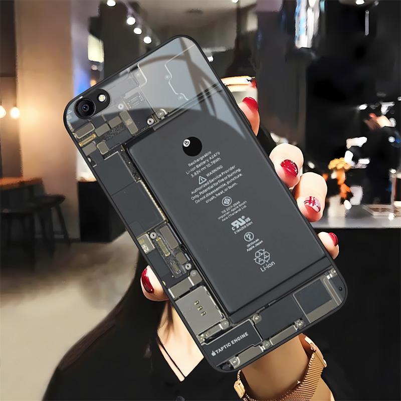Sarung Telefon Papan Litar, Untuk vivo Y66, Sarung Telefon Cantik, Kalis Kejutan, Pelindung Skrin, Aksesori Telefon Bimbit 4