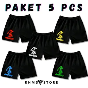 Paket 5 Celana Pendek Anak motif Sablon usia 7-15 tahun kolor boxer Anak-Anak fashion