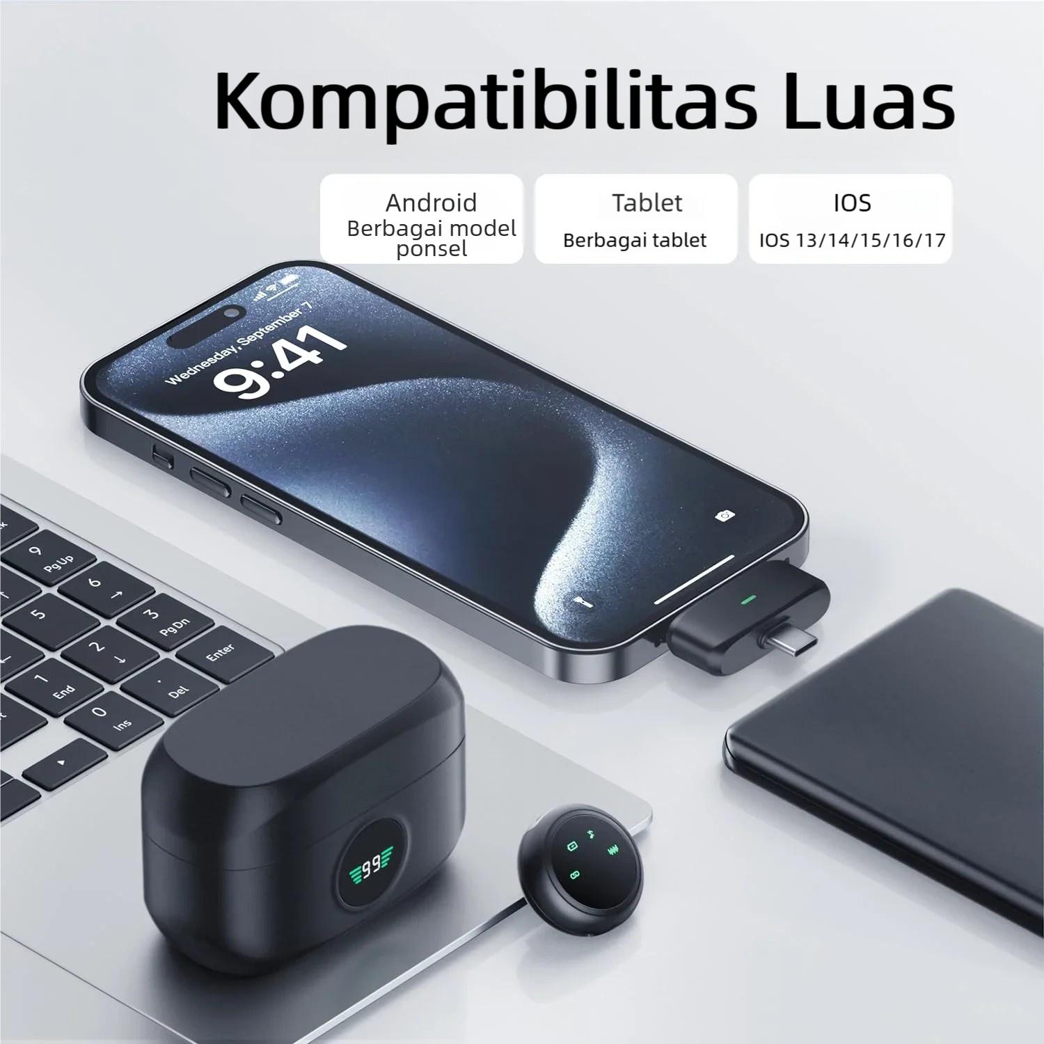 P11 PRO 2-in-1 Mikrofon Nirkabel dengan Kemasan Pengisian Daya untuk Vlogger dan Penyedia Konten HP Plug & Play Lavalier kreator Microphone Transmisi 2.4GHz Pengurangan Kebisingan Ganda wireless Mic P11 PRO 2-in-1 Mikrofon Nirkabel dengan Kemasan Pengisian Daya untuk Vlogger dan Penyedia Konten HP Plug & Play Lavalier kreator Microphone Transmisi 2.4GHz Pengurangan Kebisingan Ganda wireless Mic