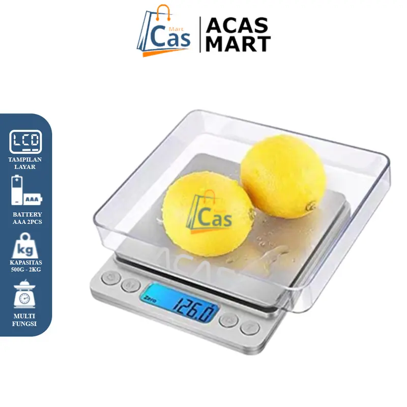 AM Timbangan Emas Digital  QZ-201 500 gram / 0.01 g - 2 Kg / 0.1 gram Digital Pocket saku Scale Mini Bumbu Dapur Kopi Kue Perhiasan Mas 500gr / 0.01gr - 2kg / 0.1gr 0