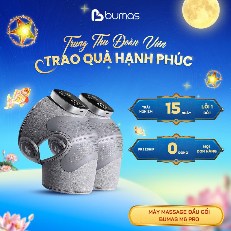 [LIVE] Máy Massage Đầu Gối BUMAS M6 Pro - Bốn Đầu Điểm Massage, Công Nghệ Khóa Nhiệt Tối Ưu Thời Gian Dùng