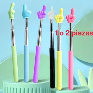 Puntero retráctil para enseñanza en el aula para pizarrón, herramienta portátil de enseñanza para fácil almacenamiento, ideal para la lectura y el aprendizaje