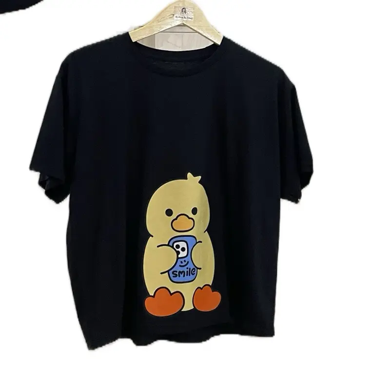 Setelan dewasa wanita bahan kaos warna hitam