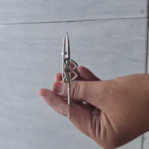 Gelang Wanita Hati Silver Puss pull Adjustabel SO