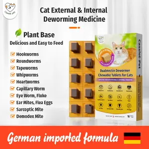 Cassiel Obat Kutu Cacing 2 in 1 untuk Kucing - Rasa Daging Sapi, Anti Jamur, Cepat Mengatasi Gatal & Scabies
