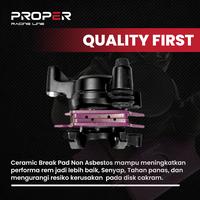 Gambar PROPER RACING LINE CERAMIK BREAK PAD HONDA BEAT FI (FR) VARIO 125 CBS (FR) SCOOPY (FR) KAMPAS REM dari Proper Racing Line Kota Administrasi Jakarta Utara 5 Tokopedia