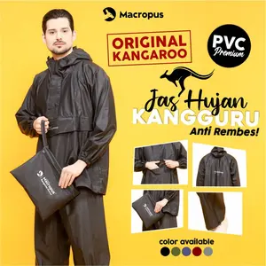 Jas Hujan Anti Bocor Jas Hujan Kangguru Jas Hujan Setelan Mantel Hujan