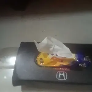 Tempat Tisu Mobil / Kotak Tissue Gantung Car Sun Visor Jepit PU Leather Wadah Tisu Mobil tempat  tisu