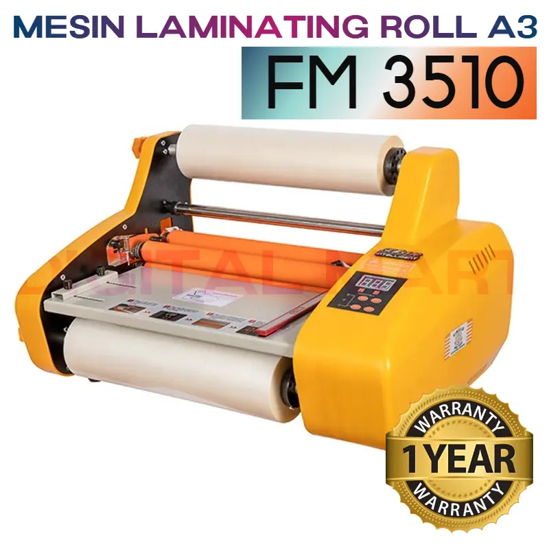 Mesin Laminating Laminator Roll A3 FM 3510 MAGIX - MURAH & GARANSI