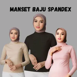 M-XXXL Manset baju dalaman wanita / inner atasan wanita premium / manset gamis / manset lengan panjang Tangan