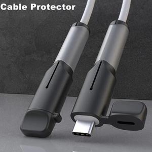 Charger Case Silicone Cable Accessories FOR iP-Type C/USB with 1.4 M Cable Wrap Protector