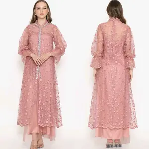 Dress Pink | Drese Peach | Long Dress Pink | Dress Pesta | Dress Premium | Dress Brokat | Dress Tile | Gamis Pink | Gamis Peach | Dress Salem | Gamis Salem