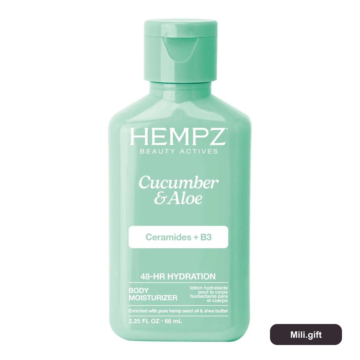 Sữa Dưỡng Thể Hempz Cucumber & Aloe Ceramides + B3 48-Hour Hydration Body Moisturizer 17 fl oz / 500 ml