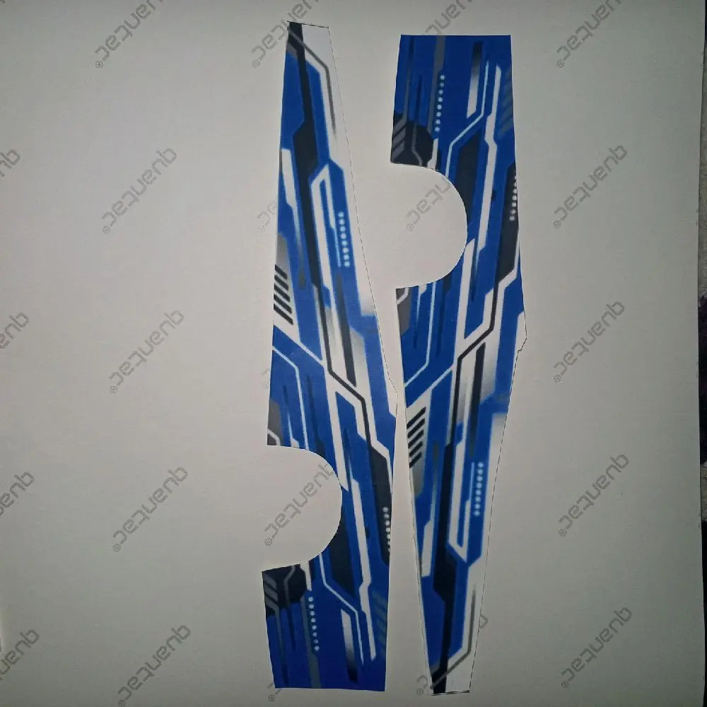 Stiker livery custom biru putih