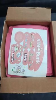 Product Review of Kids Money Saving Box with Password Digital Electric ATM Toys Money Boxes Fingerprint Unlock Tabung ATM Plastic Child Children from j**0 2