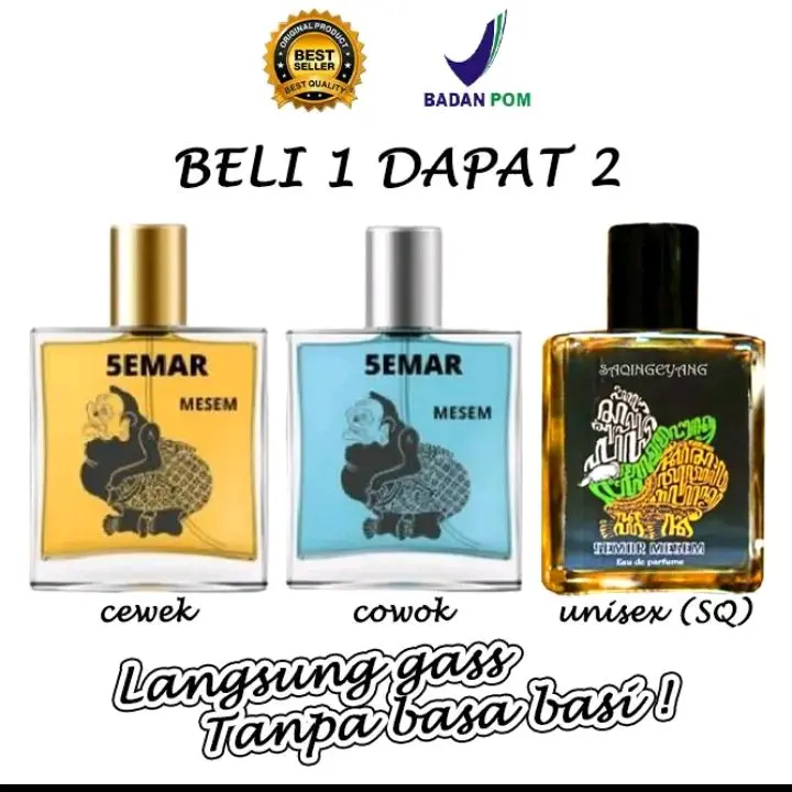 PROMO !!! Beli 1 Dapat 2 PCS, Parfum Pemikat Lawan Jenis Parfum Pria & Wanita Unisex