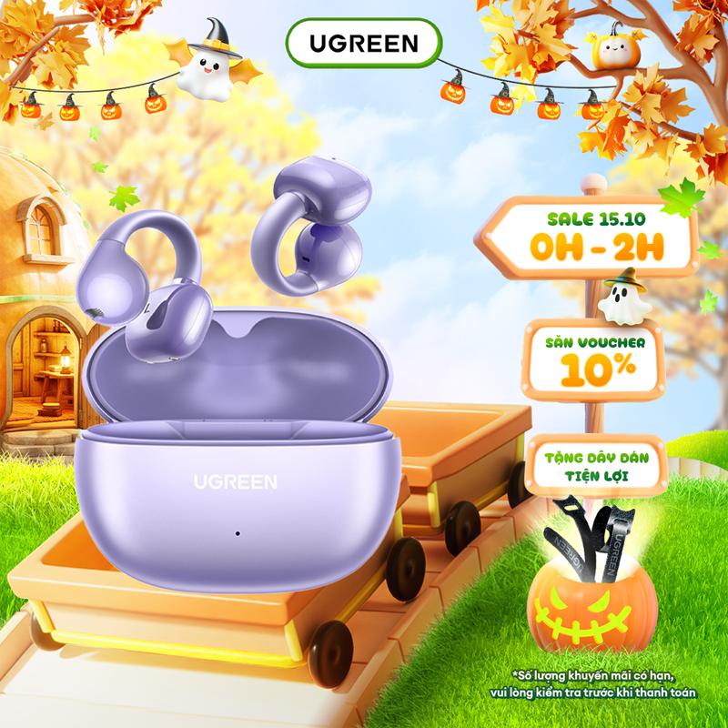 Tai nghe Bluetooth 5.4 Ugreen HiTune S3 WS209 | Kháng nước IPX5 | Thiết kế kẹp vành tai | BH 18 tháng 1 đổi 1 55430 45786 45785