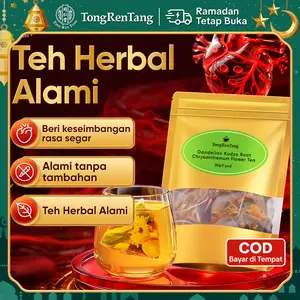 TongRenTang Teh herbal alami, bantu atasi stres, jaga jantung & otak