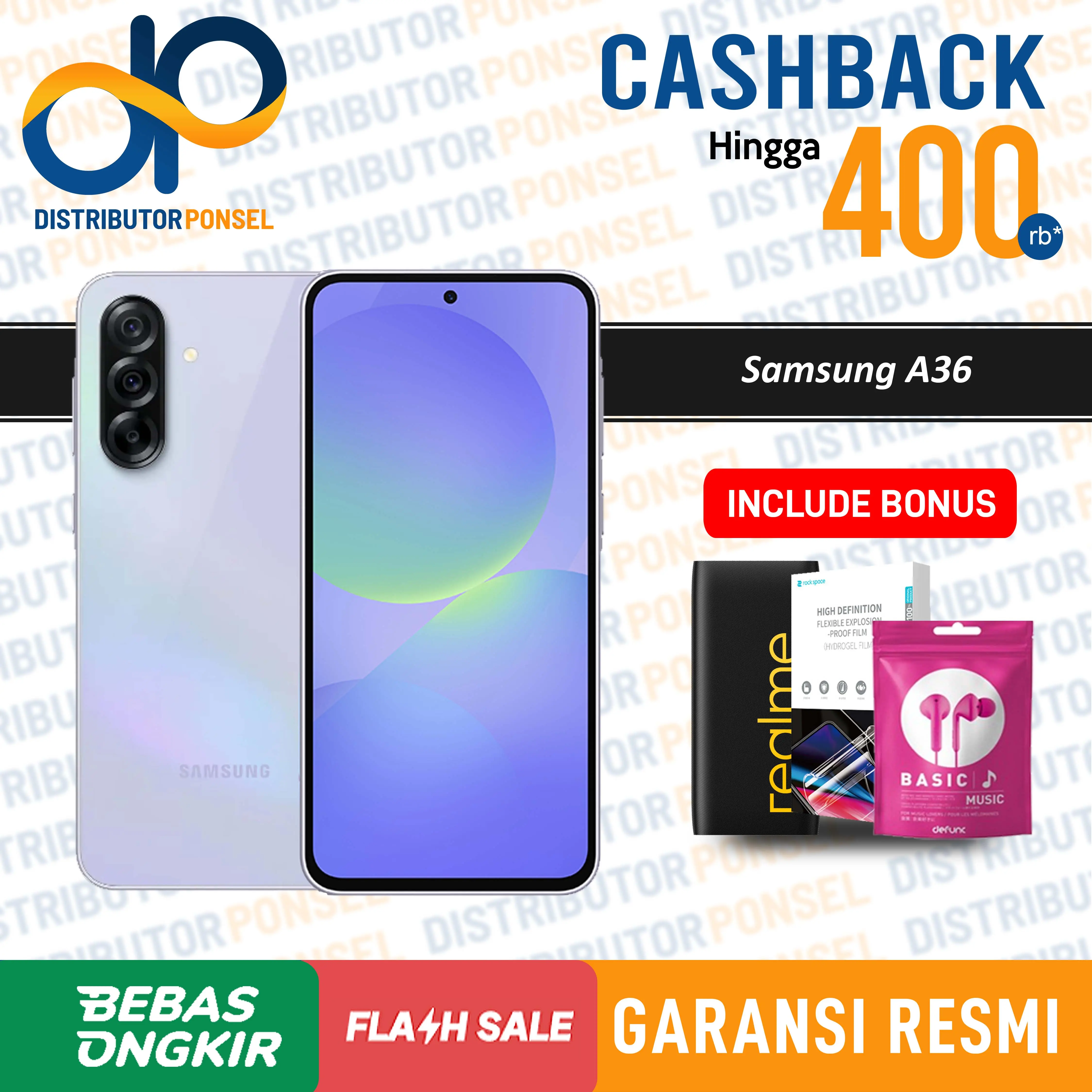 Samsung Galaxy A36 5G 12/256GB 8/256GB - Samsung  A36 Garansi Resmi SEIN Not A35