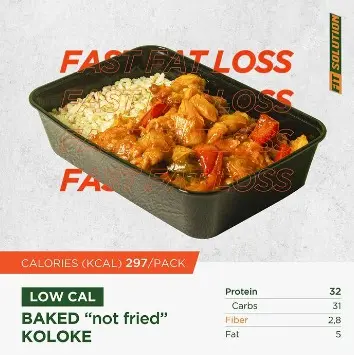 FAST FAT LOSS (9 Meals) *Under 300kcal/pack Low Calories Healthy Prep Meal Catering 7