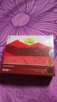Product Review of Suplemen Kecantikan Astaxani Nutraglow - Natural Astaxanthin 10 mg - Nutrisi Alami Mencerahkan Memudarkan Flek Hitam Mencegah Penuaan Dini Pada Kulit [BPOM & HALAL] from v**a 0