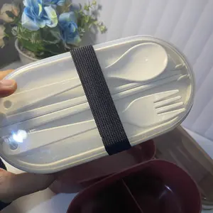 UHOUSE LUNCH BOX SUSUN SENDIRI / LUNCH BOX TINGKAT / Kotak Bekal Makan Siang / Bento Set 900ml / cek tutorial video pada katalog / Kitchenware