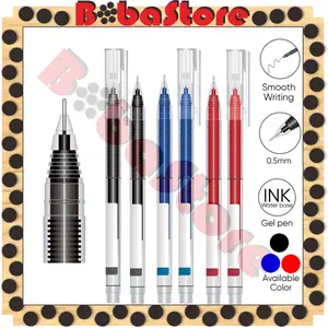 BOBASTORE Gel Pen Pulpen Gel 3 Warna 0.5mm  S083