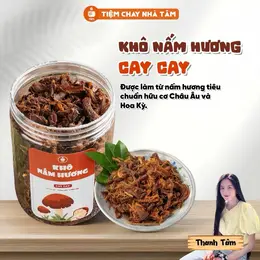 Khô nấm hương cay – mồi chay đậm vị, ăn là ghiền – chỉ 89k (-10%) 🌱🔥